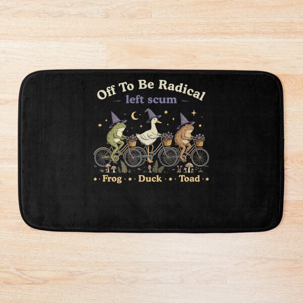 Item preview, Off To Be Radical Left Scum Funny Frog Duck Toad designed and sold by ellapaintcoast.