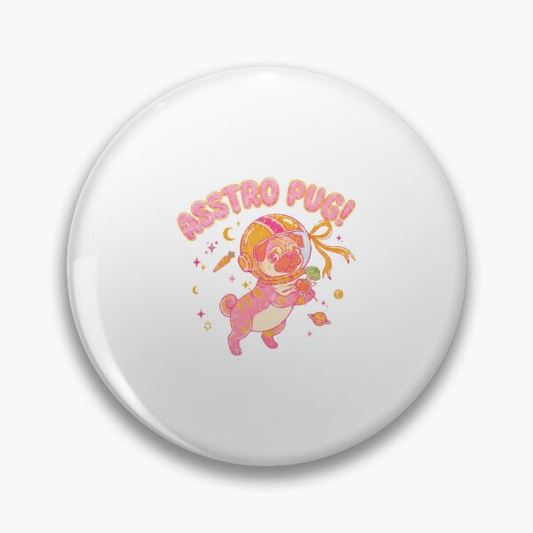 Item preview, Astro Pug Cute Astronaut Dog designed and sold by Colorful-Garden.