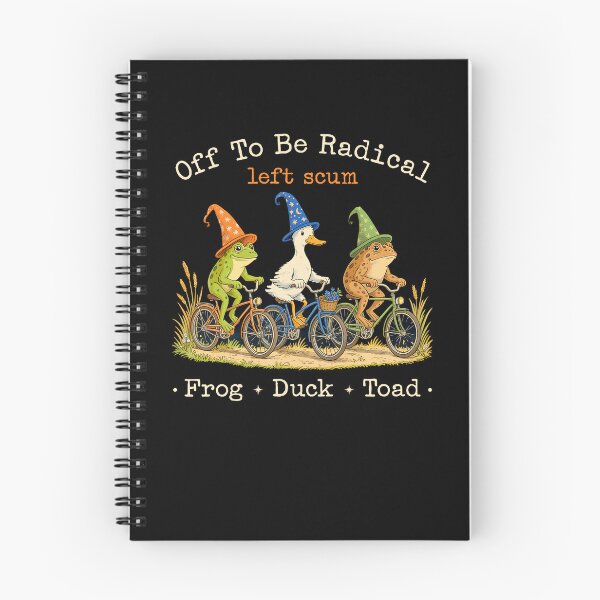 Item preview, Off To Be Radical Left Scum Funny Frog meme designed and sold by ellapaintcoast.