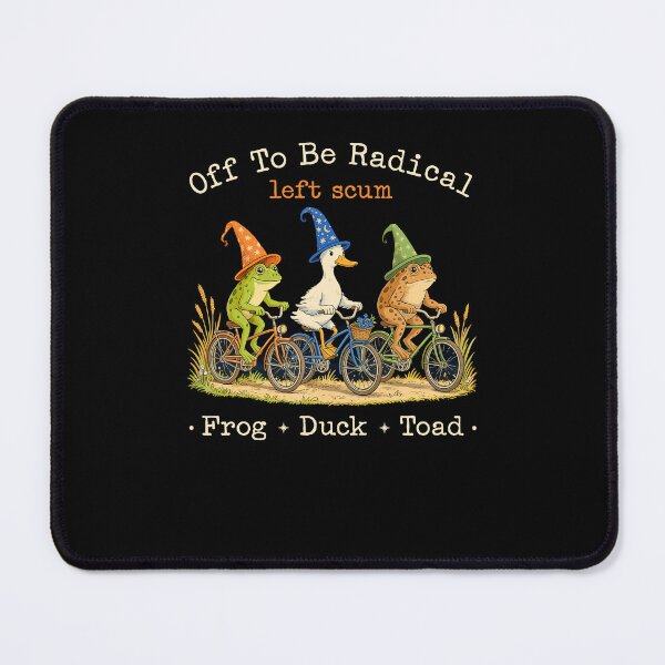 Item preview, Off To Be Radical Left Scum Funny Frog meme designed and sold by ellapaintcoast.
