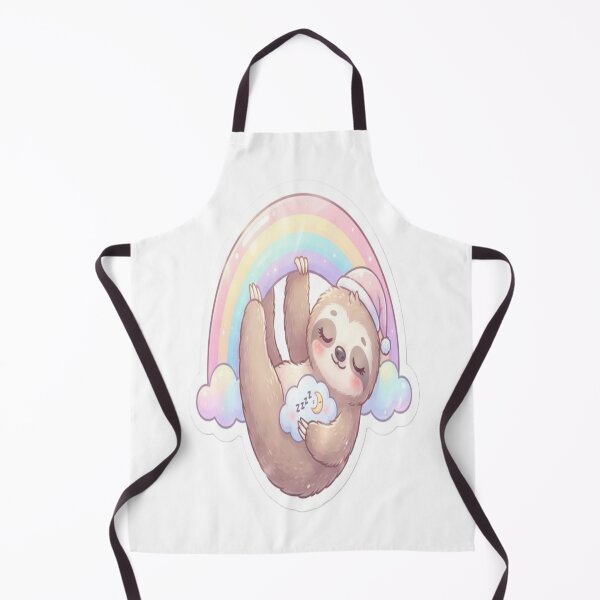 Item preview, ? Sleepy Sloth Under a Rainbow ?? designed and sold by AdityaShop18.
