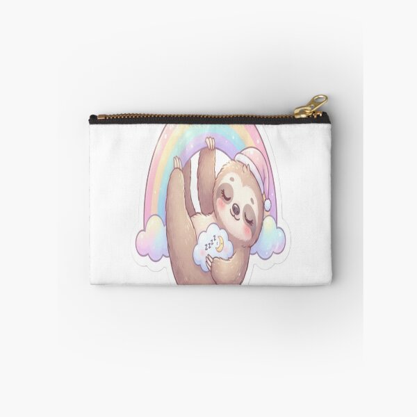 Item preview, ? Sleepy Sloth Under a Rainbow ?? designed and sold by AdityaShop18.