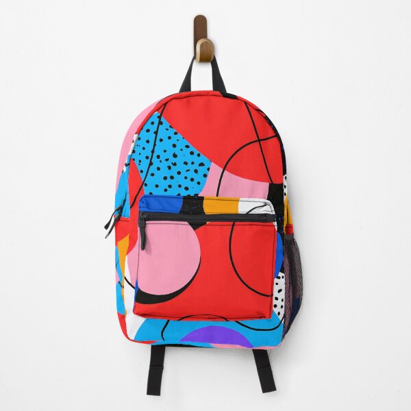 Item preview, Colorful Abstract Shapes Bold Memphis Collage designed and sold by FrostyFrisby.