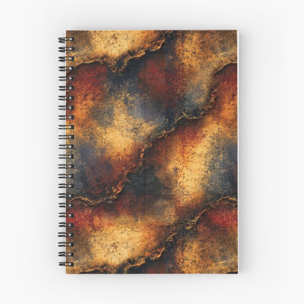 Item preview, Cracked Copper Rust and Charcoal Abstract designed and sold by Piotrek0001.