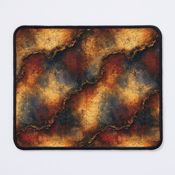 Item preview, Cracked Copper Rust and Charcoal Abstract designed and sold by Piotrek0001.