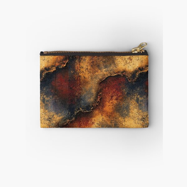 Item preview, Cracked Copper Rust and Charcoal Abstract designed and sold by Piotrek0001.