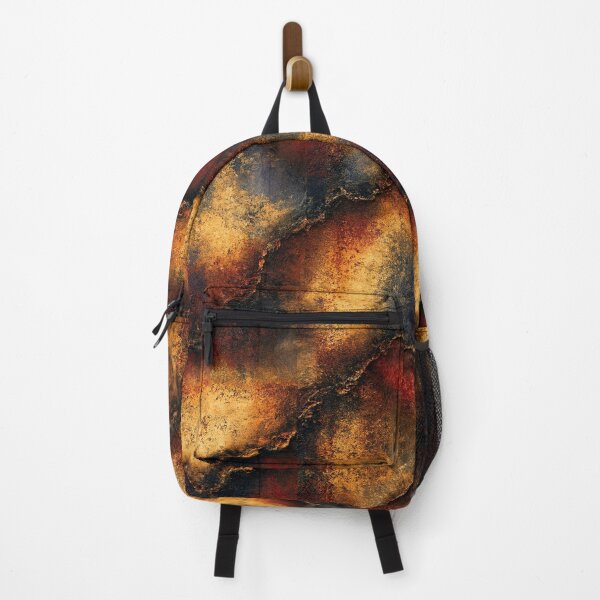 Item preview, Cracked Copper Rust and Charcoal Abstract designed and sold by Piotrek0001.