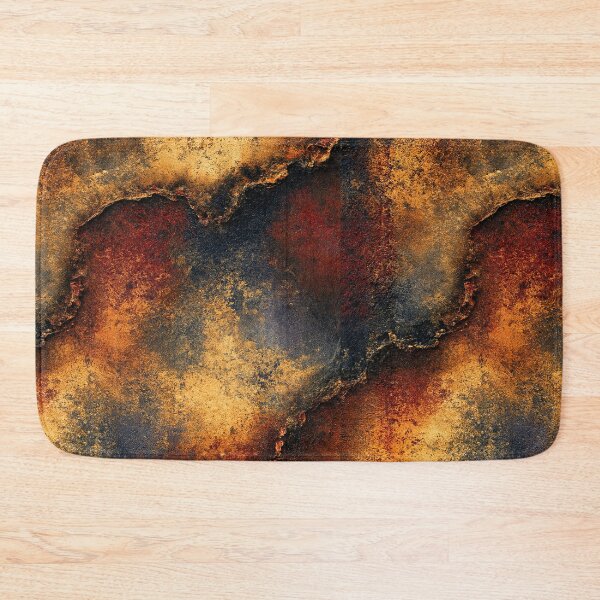 Item preview, Cracked Copper Rust and Charcoal Abstract designed and sold by Piotrek0001.