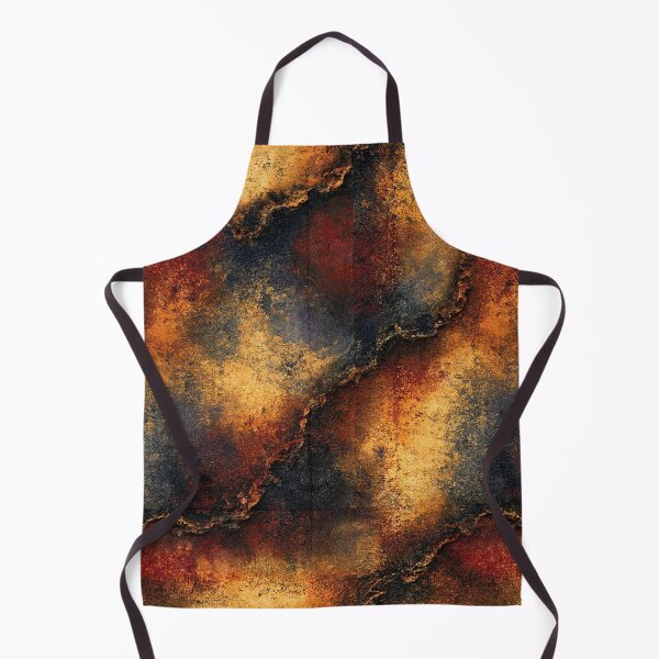 Item preview, Cracked Copper Rust and Charcoal Abstract designed and sold by Piotrek0001.
