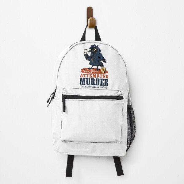 Item preview, Attempted Murder — Crow Detective Animal-pun Humor designed and sold by MOSIDRIP™.