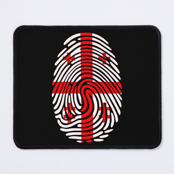 Item preview, Georgia Flag Fingerprint Identity | Georgian DNA Heritage Graphic designed and sold by NTGUILTY.