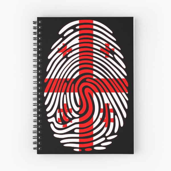 Item preview, Georgia Flag Fingerprint Identity | Georgian DNA Heritage Graphic designed and sold by NTGUILTY.