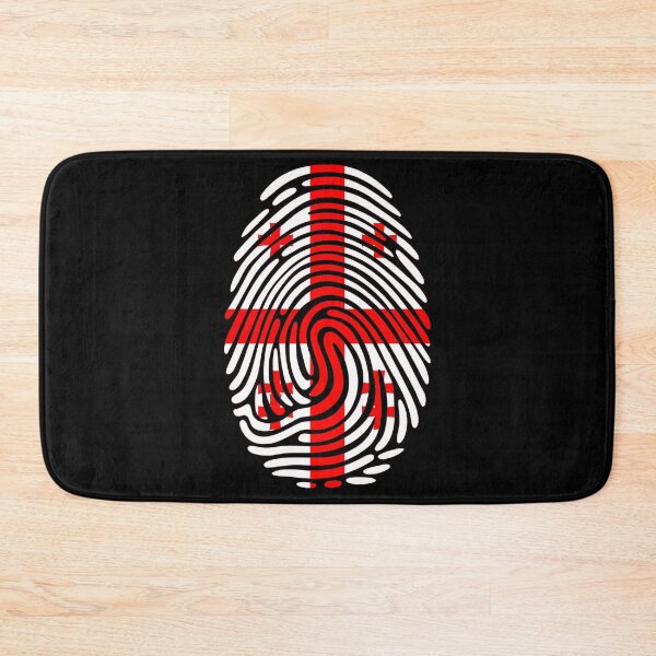 Item preview, Georgia Flag Fingerprint Identity | Georgian DNA Heritage Graphic designed and sold by NTGUILTY.