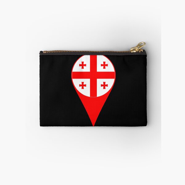 Item preview, Georgia Flag Location Pin Map Marker | Georgian Destination GPS Icon designed and sold by NTGUILTY.