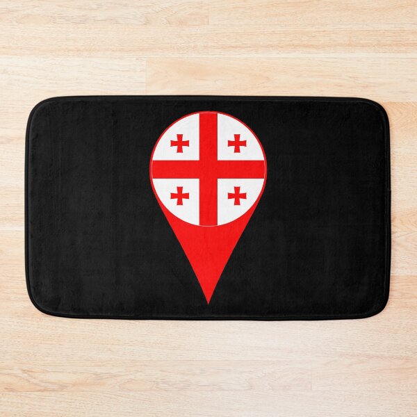 Item preview, Georgia Flag Location Pin Map Marker | Georgian Destination GPS Icon designed and sold by NTGUILTY.