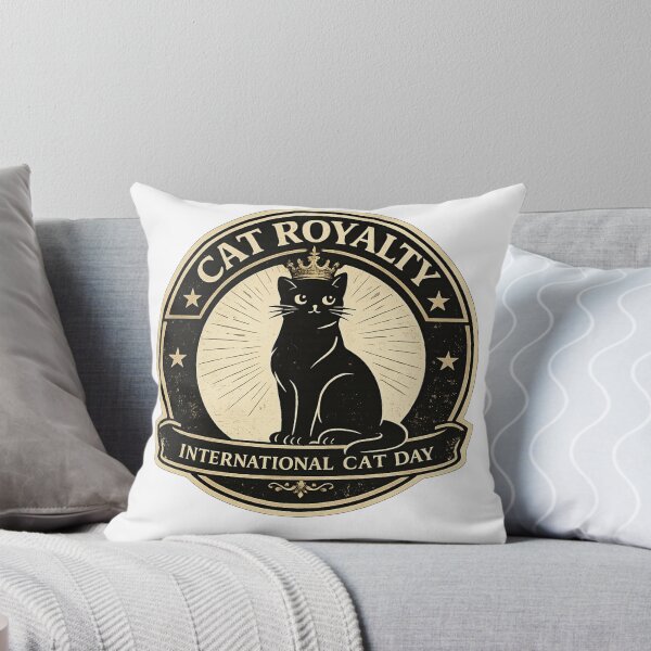 Item preview, Cat Royalty | Black Cat Crown | International Cat Day | Cat Lover Gift designed and sold by Skedart.