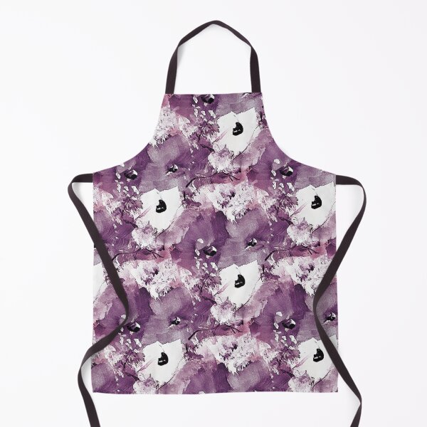 Item preview, Painterly Flowers in Mauve and White designed and sold by Artistestella.