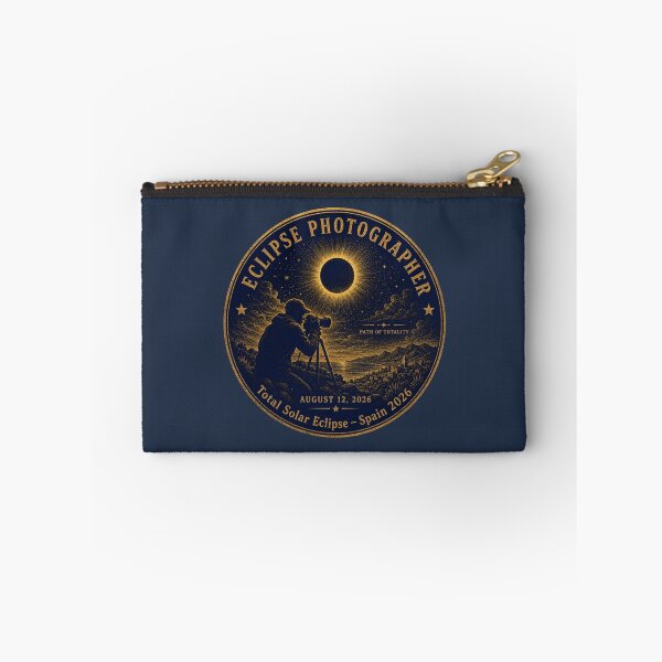 Item preview, Eclipse Photographer Spain 2026 Totality Badge designed and sold by CalmCapy Co.