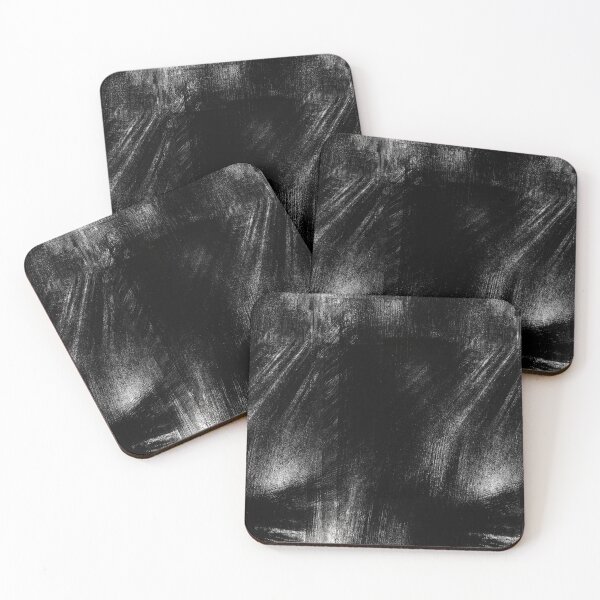 Item preview, Monochrome Smoky Industrial Ash Abstract designed and sold by Piotrek0001.