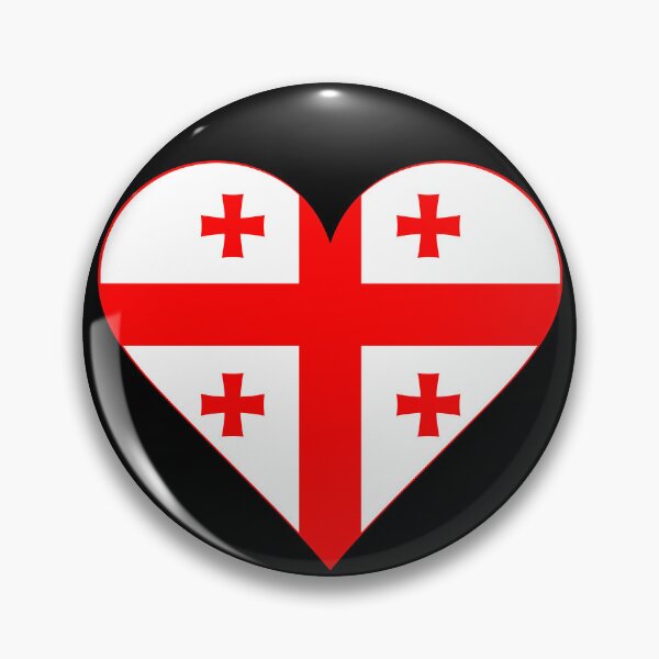 Item preview, Georgia Heart Flag Graphic | I Love Georgia Patriotic Symbol designed and sold by NTGUILTY.