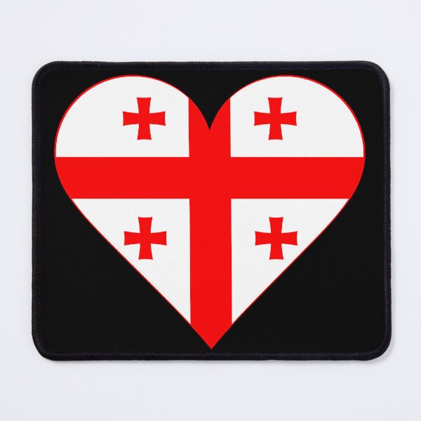 Item preview, Georgia Heart Flag Graphic | I Love Georgia Patriotic Symbol designed and sold by NTGUILTY.