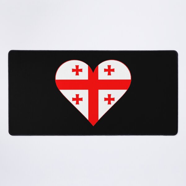 Item preview, Georgia Heart Flag Graphic | I Love Georgia Patriotic Symbol designed and sold by NTGUILTY.