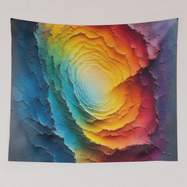 Item preview, A kaleidoscope of colors breaks through the darkness. designed and sold by Mianku | Für das Leben.