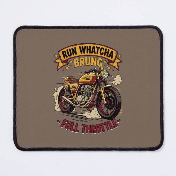 Item preview, Cafe Racer Motorcycle Graphic Full Throttle Biker Apparel designed and sold by SplashTastic.