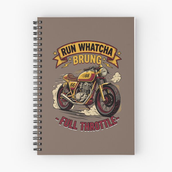 Item preview, Cafe Racer Motorcycle Graphic Full Throttle Biker Apparel designed and sold by SplashTastic.