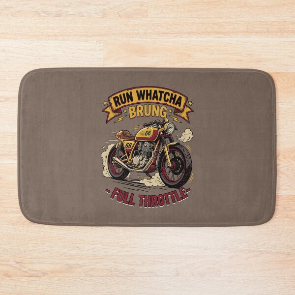 Item preview, Cafe Racer Motorcycle Graphic Full Throttle Biker Apparel designed and sold by SplashTastic.