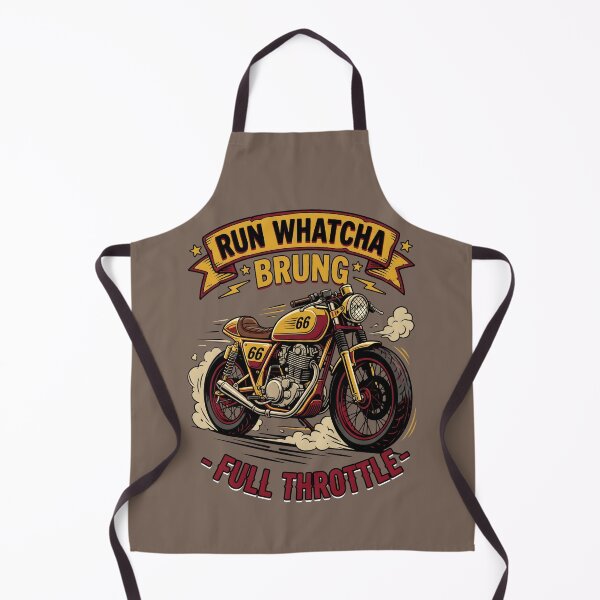 Item preview, Cafe Racer Motorcycle Graphic Full Throttle Biker Apparel designed and sold by SplashTastic.
