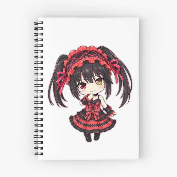 Item preview, Kurumi Tokisaki DATE A LIVE Chibi Crimson Gothic Elegance cute 2d pixel art character design illustration designed and sold by sabartgunpla.