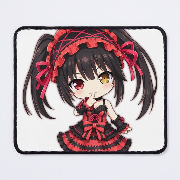 Item preview, Kurumi Tokisaki DATE A LIVE Chibi Crimson Gothic Elegance cute 2d pixel art character design illustration designed and sold by sabartgunpla.
