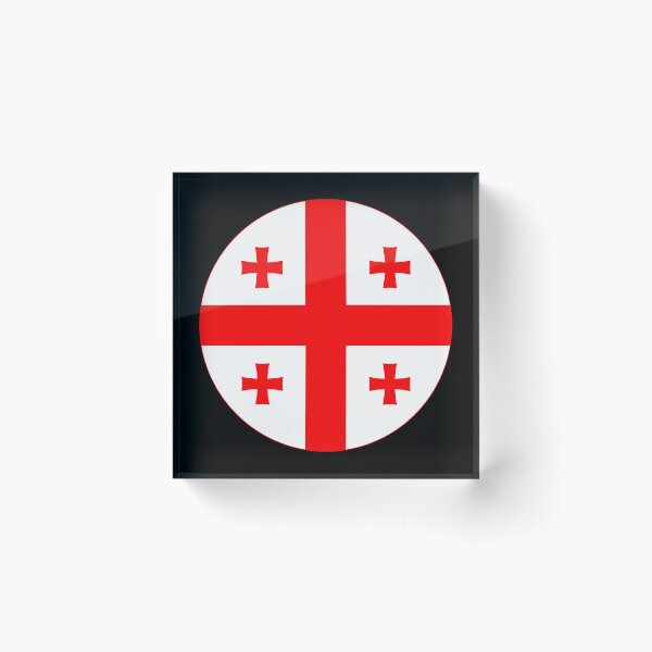Item preview, Round Georgia Flag Icon | Circular Georgian Flag Button Element designed and sold by NTGUILTY.