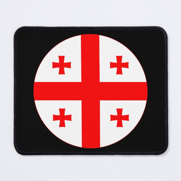 Item preview, Round Georgia Flag Icon | Circular Georgian Flag Button Element designed and sold by NTGUILTY.