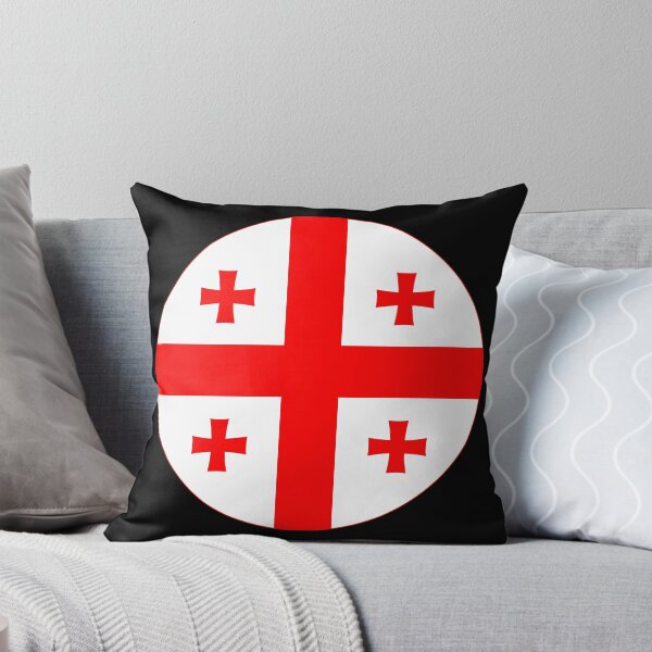 Item preview, Round Georgia Flag Icon | Circular Georgian Flag Button Element designed and sold by NTGUILTY.