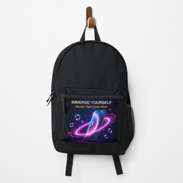 Item preview, Immerse Yourself Galaxy Smartphone Poster: 3D Lenticular Light Tech Canvas designed and sold by Creative-RE.