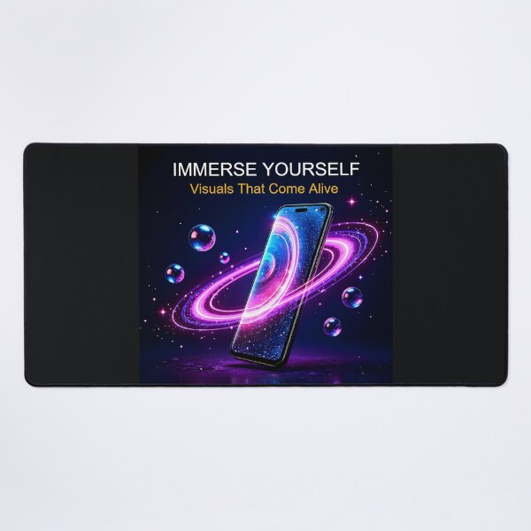 Item preview, Immerse Yourself Galaxy Smartphone Poster: 3D Lenticular Light Tech Canvas designed and sold by Creative-RE.