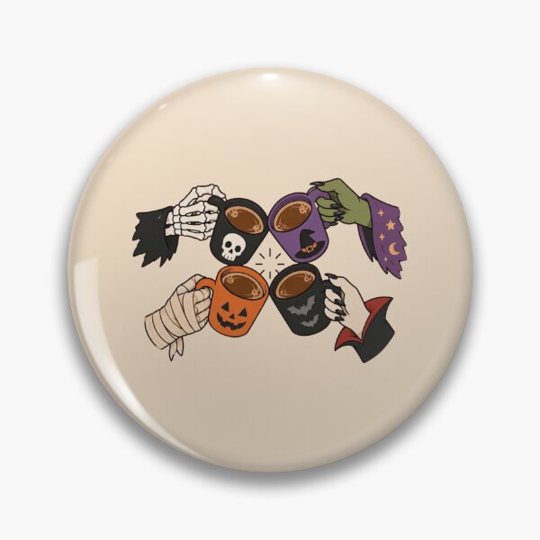 Item preview, Halloween Monster Hands Coffee Cheers designed and sold by LuloCreative.