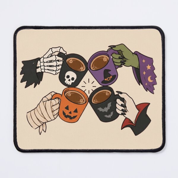 Item preview, Halloween Monster Hands Coffee Cheers designed and sold by LuloCreative.