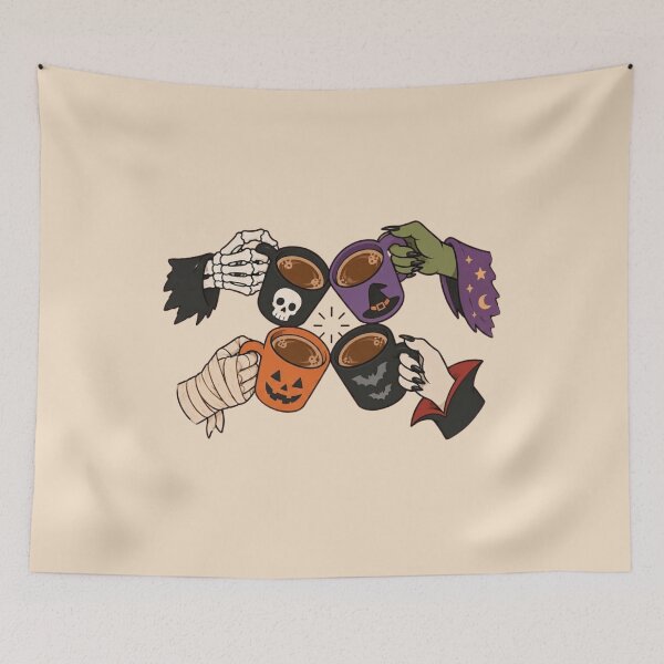 Item preview, Halloween Monster Hands Coffee Cheers designed and sold by LuloCreative.