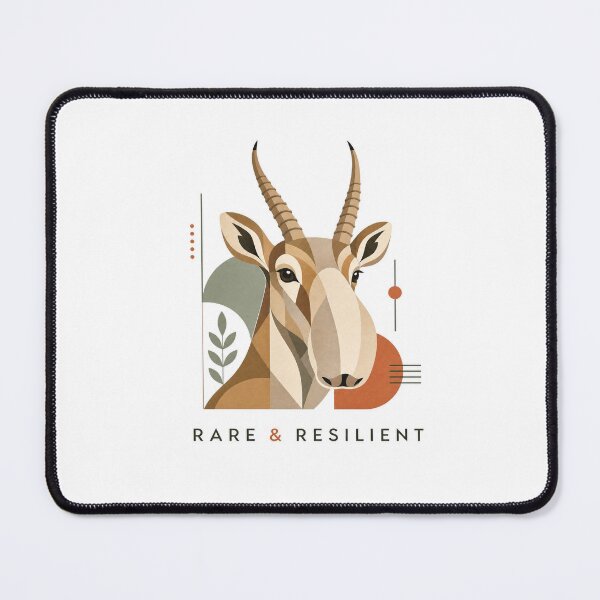 Item preview, Rare & Resilient Saiga Antelope - Modern Geometric Wildlife T-Shirt designed and sold by Inky Atlas.