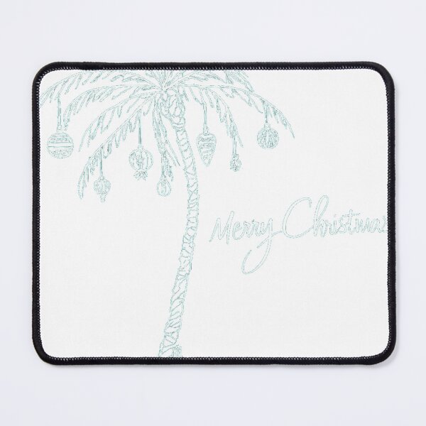 Item preview, Tropical Palm Tree Merry Christmas Line Art designed and sold by icm4639.