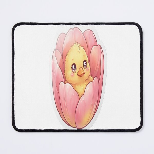 Item preview, ?? Cute Duckling in a Pink Flower ?? designed and sold by AdityaShop18.
