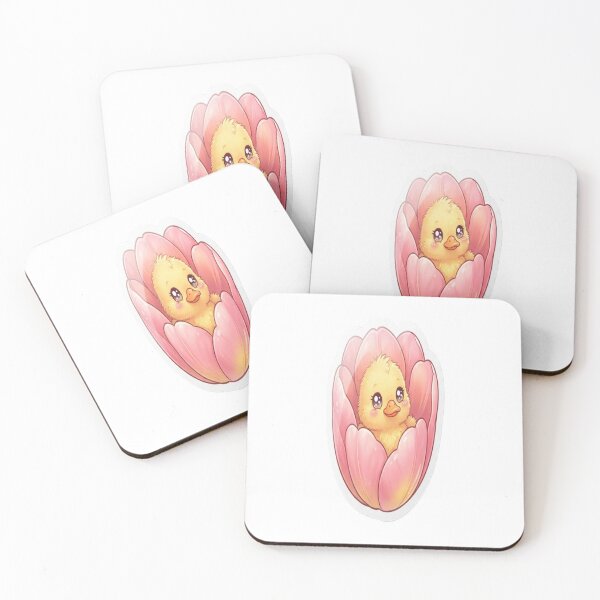 Item preview, ?? Cute Duckling in a Pink Flower ?? designed and sold by AdityaShop18.