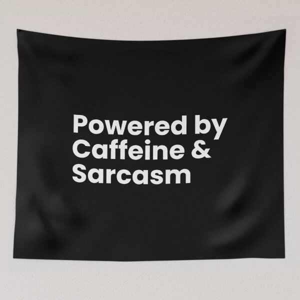 Item preview, Caffeine & Sarcasm designed and sold by SWETA HALDER.