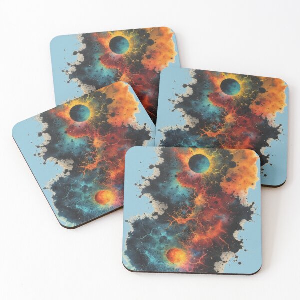 Item preview, A cosmic ballet of colors and worlds designed and sold by Mianku | Für das Leben.