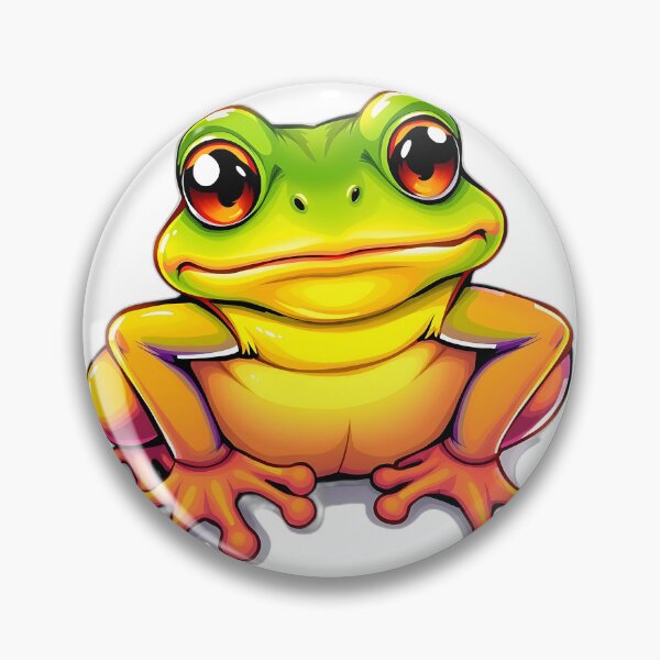 Item preview, Silly Frog Vibrant Illustration designed and sold by Shadow-Stone.