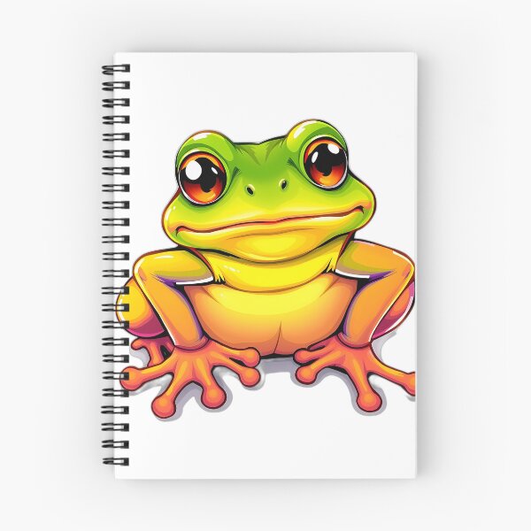 Item preview, Silly Frog Vibrant Illustration designed and sold by Shadow-Stone.