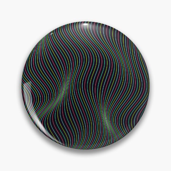 Item preview, Abstract Cyberpunk City Neon Wavy Lines Pattern designed and sold by GraphyLab.